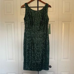 Studio One NWT Green sequin dress size 10